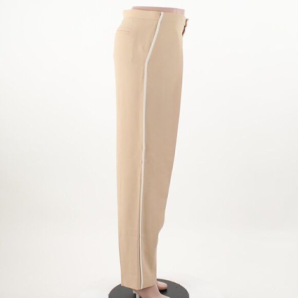 Chloe Front Pleaded High Waist Beige Trousers size 38 - Picture 5 of 5